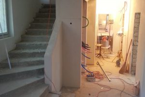 Umbau EFH Uitikon Treppe Rohbau